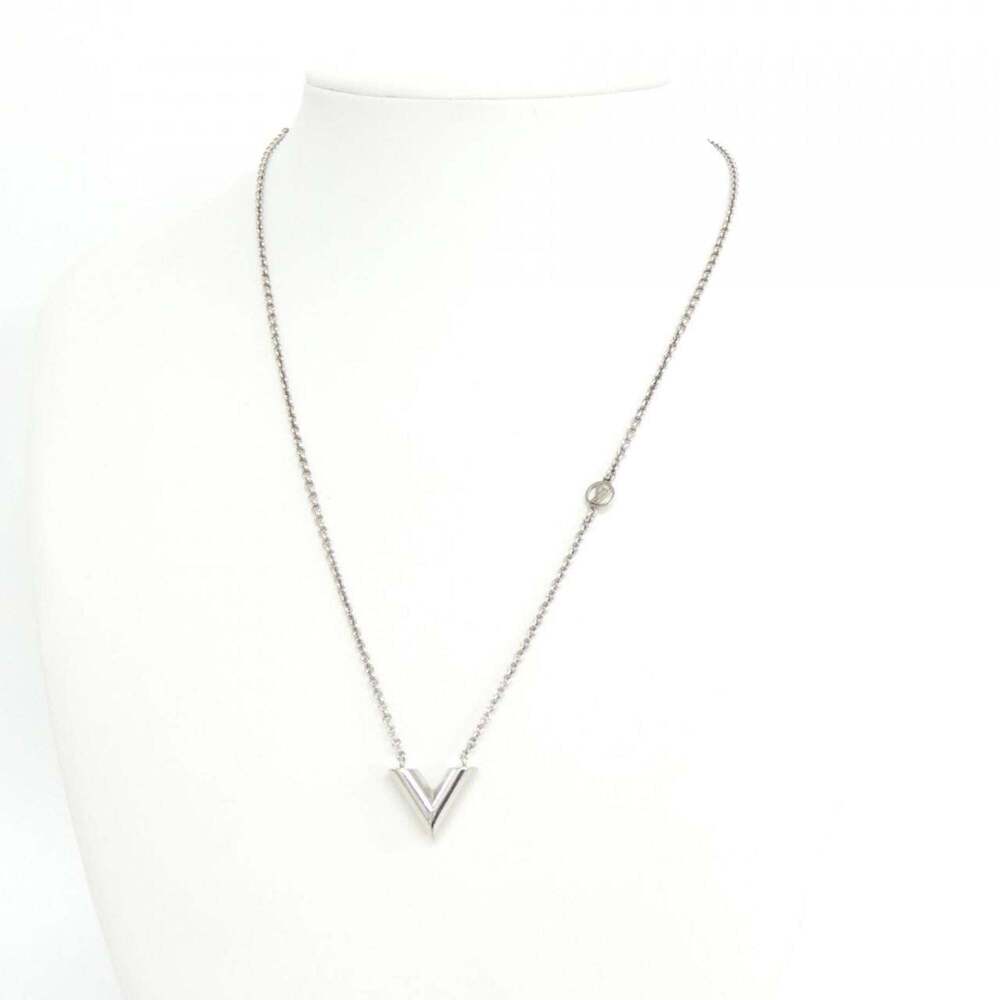 LOUIS VUITTON Silver Necklace - Picture 8 of 8